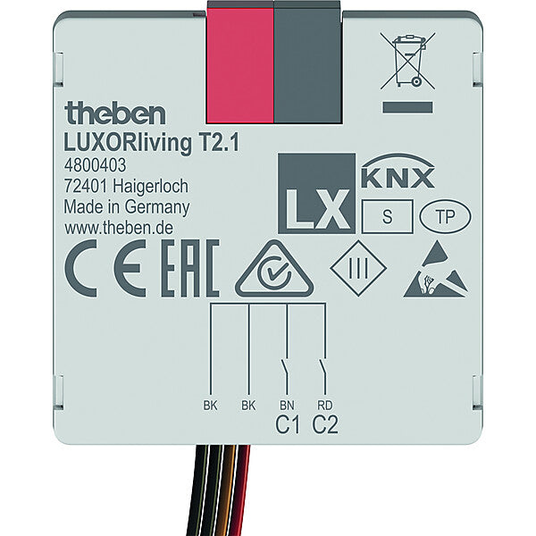 Theben Tasterschnittstelle LUXORliving LUXORliving T2.1